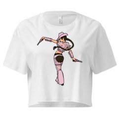 Ladies Festival Cali Crop Top Tee