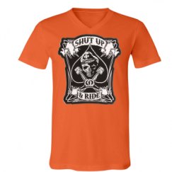 Unisex V-Neck Jersey Tee