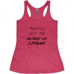 Ladies Slim Fit Super Soft Racerback Triblend Tank