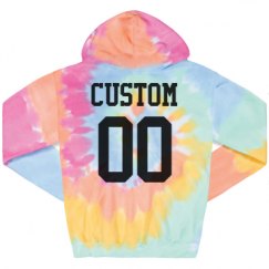 Unisex Tie-Dye Fleece Hoodie