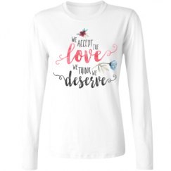 Ladies Relaxed Fit Basic Long Sleeve Tee