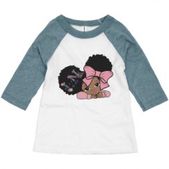 Toddler 3/4 Sleeve Raglan Tee