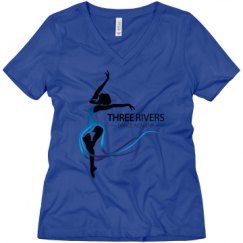 Ladies Relaxed Fit V-Neck Tee