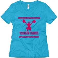 Ladies Relaxed Fit V-Neck Tee