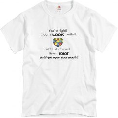 Autism - I Don't LOOK - Blue