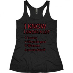 Ladies Slim Fit Super Soft Racerback Triblend Tank