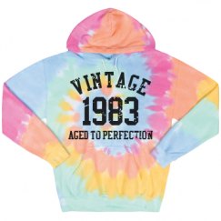 Unisex Tie-Dye Fleece Hoodie