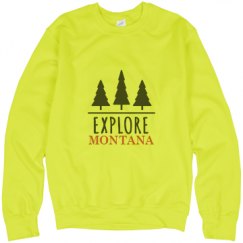 Unisex Neon Crewneck Sweatshirt