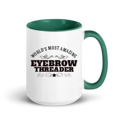 15oz Ceramic Mug with Color Inside