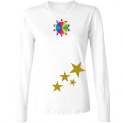 Ladies Relaxed Fit Basic Long Sleeve Tee