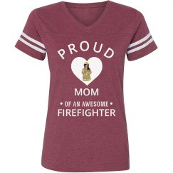 Proud mom of a firefighter
