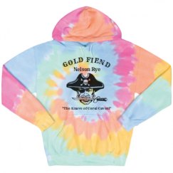 Unisex Tie-Dye Fleece Hoodie