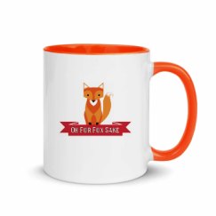 11oz Ceramic Mug with Color Inside