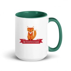 15oz Ceramic Mug with Color Inside