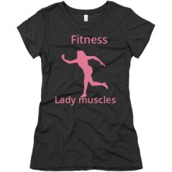 Ladies Slim Fit Super Soft Triblend Tee