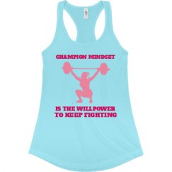 Ladies Slim Fit Racerback Tank Top