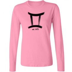 Ladies Relaxed Fit Basic Long Sleeve Tee