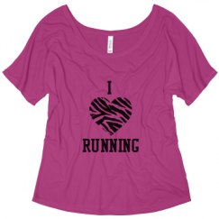 Ladies Flowy Slouchy Tee