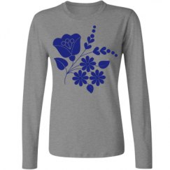 Ladies Relaxed Fit Basic Long Sleeve Tee