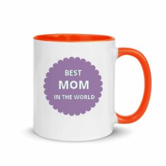 11oz Ceramic Mug with Color Inside