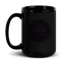15oz Black Glossy Mug