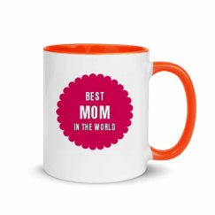 11oz Ceramic Mug with Color Inside