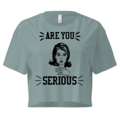 Ladies Festival Cali Crop Top Tee