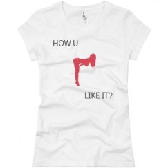 Ladies Slim Fit Basic Promo Jersey Tee