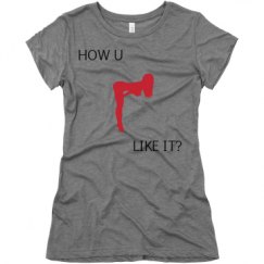 Ladies Slim Fit Super Soft Triblend Tee