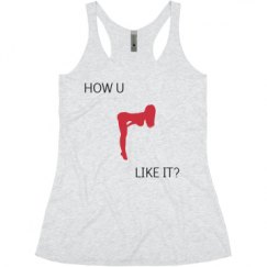 Ladies Slim Fit Super Soft Racerback Triblend Tank