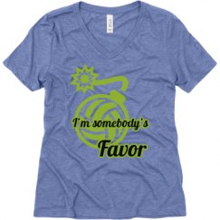 Ladies Relaxed Fit Super Soft Triblend V-Neck Tee