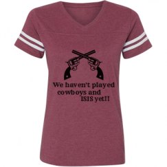 Ladies Relaxed Fit Vintage Sports Tee