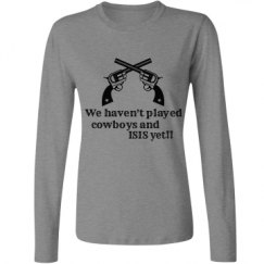 Ladies Relaxed Fit Basic Long Sleeve Tee