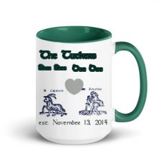 15oz Ceramic Mug with Color Inside