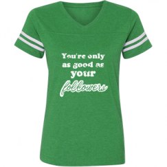 Ladies Relaxed Fit Vintage Sports Tee