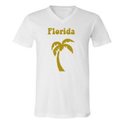 Unisex V-Neck Jersey Tee