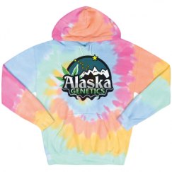 Unisex Tie-Dye Fleece Hoodie