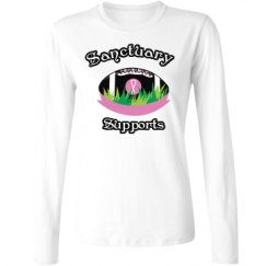 Ladies Relaxed Fit Basic Long Sleeve Tee