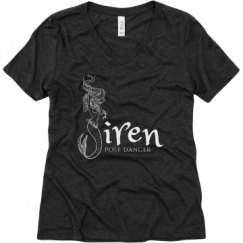 Ladies Relaxed Fit Super Soft Triblend V-Neck Tee