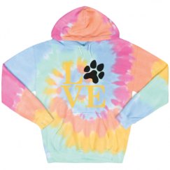 Unisex Tie-Dye Fleece Hoodie