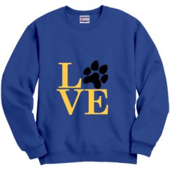 Unisex Film and Foil Crewneck Sweatshirt