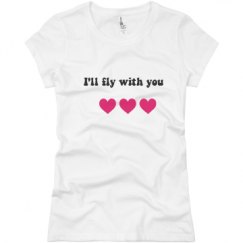 Ladies Slim Fit Basic Promo Jersey Tee