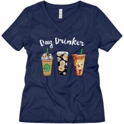 Ladies Relaxed Fit V-Neck Tee