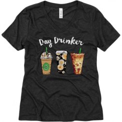 Ladies Relaxed Fit Super Soft Triblend V-Neck Tee