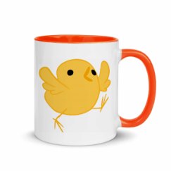 11oz Ceramic Mug with Color Inside