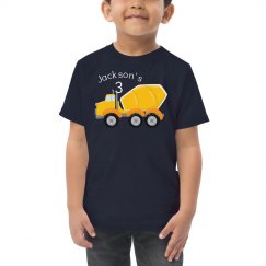 Birthday Boy Cement Truck