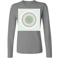 Ladies Relaxed Fit Basic Long Sleeve Tee
