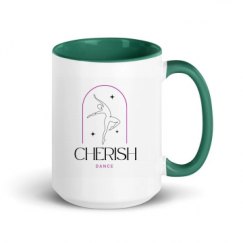 15oz Ceramic Mug with Color Inside