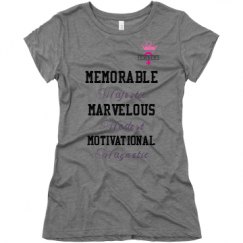 Ladies Slim Fit Super Soft Triblend Tee
