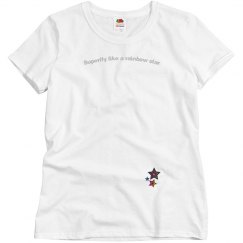 Superfly like a rainbow star